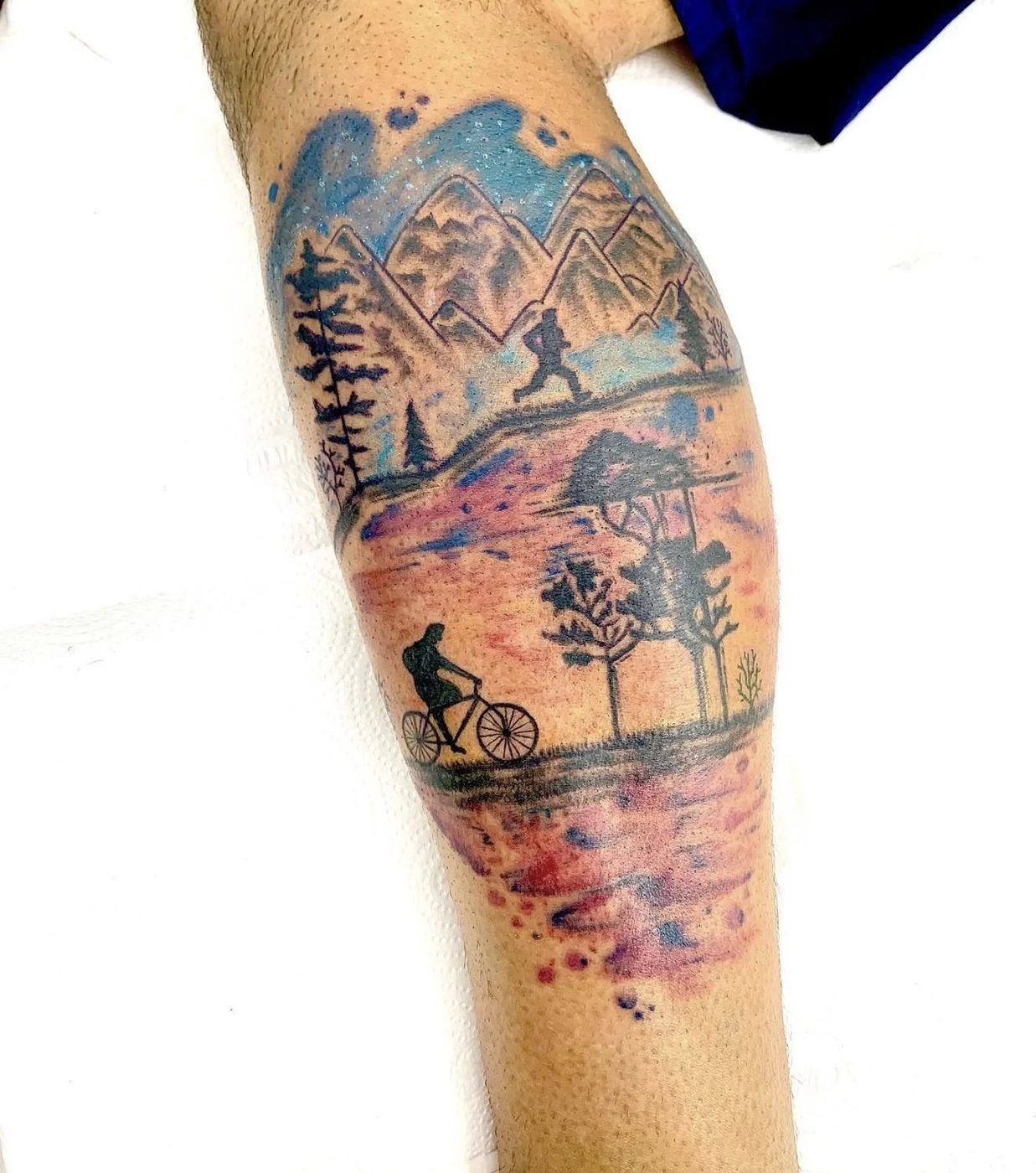 Paisagem Aquarela